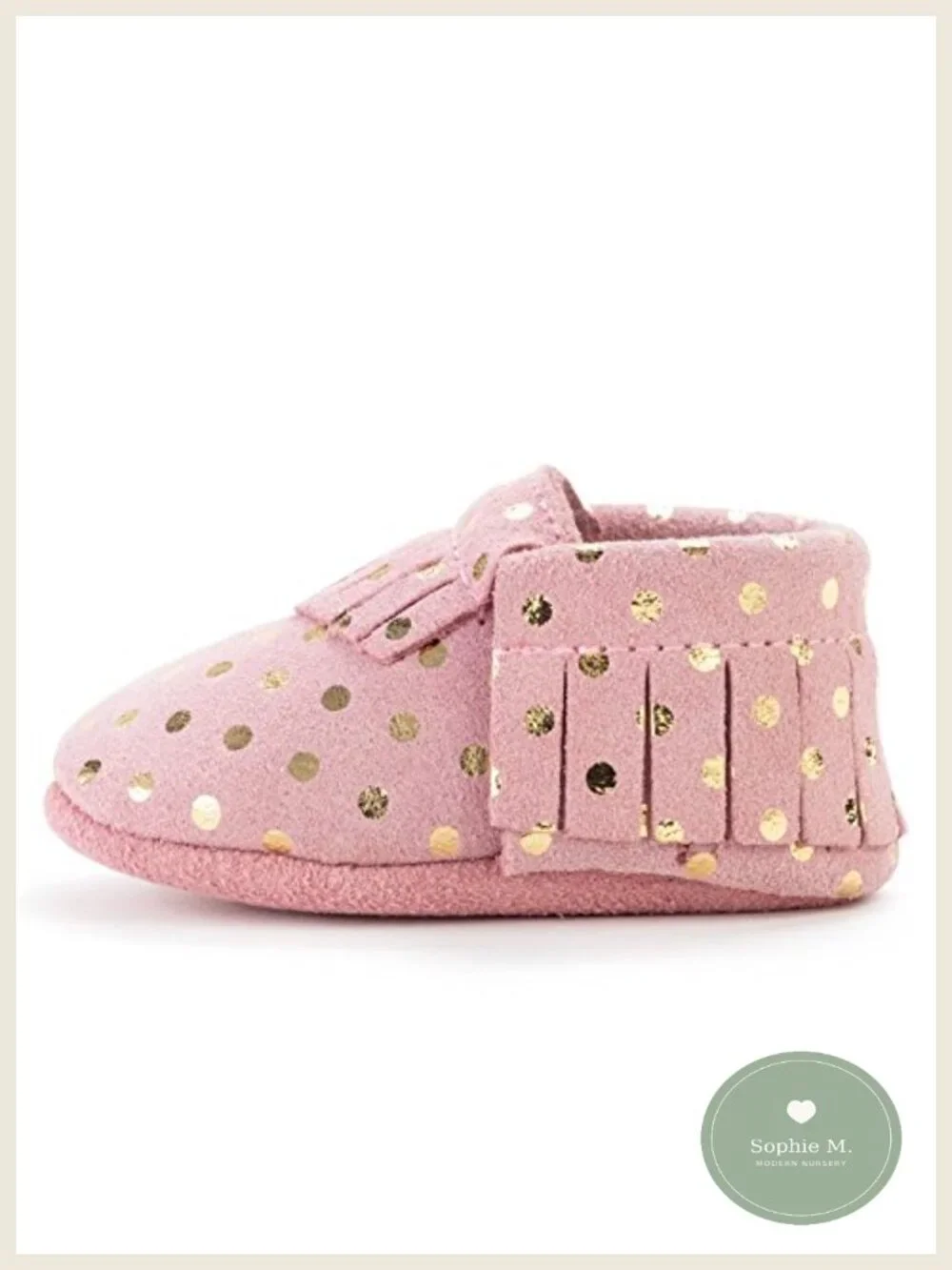 Baby Mocc Leather Shoes Boys Girls Elastic Soft Sole